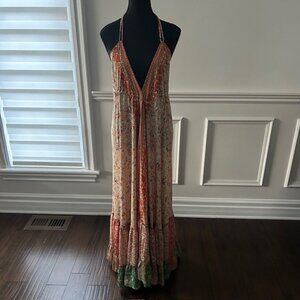 Gold & Silver Paris, Maxi Dress
